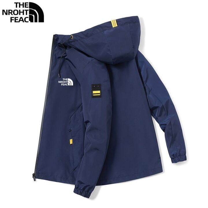 north-face-north-ของ-tnf-เสื้อโค้ทเสื้อแจ็คเก็ตชายมีฮู้ดหย่อนใจแฟชั่นฤดูใบไม้ร่วงทรงหลวมขนาดใหญ่ทางทิศเหนือของเสื้อกีฬาด้วยวิธีที่ถูกต้อง