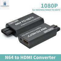 LTMGZ ง่ายต่อการแขวน ตัวแปลง N64เป็น HDMI เสียบและเล่น N64ไปยัง HDMI ปลั๊กอะแดปเตอร์เกมคอนโซล สะดวกสบายๆ สำหรับเกมคอนโซล/N64 /snes/ngc/tv