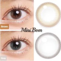 Mini Bom ( Brown, Gray ) /Kitty Kawaii​ คิตตี้ คาวาอิ สีน้ำตาล/สีเทา มีค่าสายตา -0.50 ถึง  -10.00 คอนแทค​เลนส์ contactlens  Kitty Kawaii​