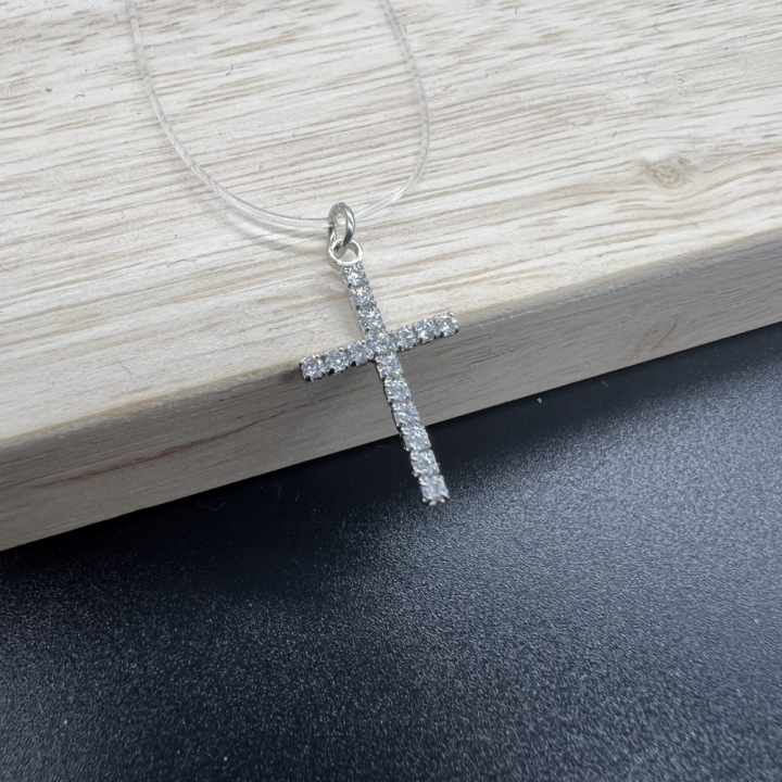 fashion-simple-cross-necklace-transparent-fishing-line-necklace-pendants-pearl-crystal-zircon-invisible-pendants-for-women