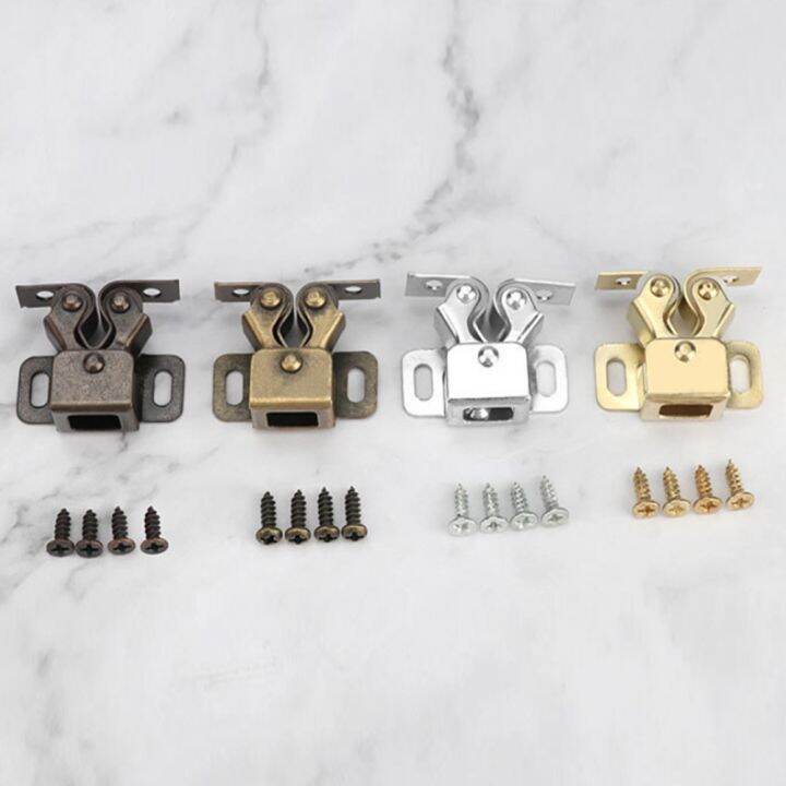 1pcs-double-ball-roller-catches-cupboard-cabinet-prong-doors-latch-hardware-tool-closer-bronze-double-roller-catch-latch-locks