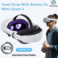 Hellodigi Vr Hoofdband Compatibel Meta Quest 2 Oculus Quest 2 360 ° Versbare Vr Bril อุปกรณ์เสริมที่มี10000มิลลิแอมป์ชั่วโมง Batterij