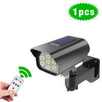 Solar Light Motion Sensor Outdoor Flood Light IP65 Waterproof 77 LED Lamp 3 Mode Security Dummy Camera Wireless for Home Garden