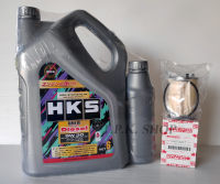 HKS 5W-30 API CK-4 น้ำมันเครื่องดีเซลสังเคราะห์100% (7 ลิตร) แถมกรองน้ำมันเครื่อง ออลนิว-ดีแมคซ์ 1.9 (กระดาษ) แท้ตรีเพชร 8-98270524-T All New D-MAX ออนิว ดีแม็ก