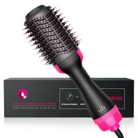 Hair Curling Wand Hair Dryer 5 In1 Hot Air Styler Comb Detachable Hair Curler Curly Iron Multi Electric Brush Straightener Tools