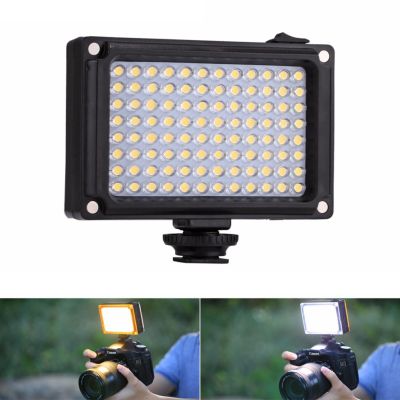 PULUZ 104 On Camera LED Video Light Photo Studio DSLR Lighting with Cold Shoe Mount for Nikon Canon Pentax Fill Light