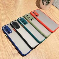 ส่งจากไทย เคส oppo Case OPPO A74 4G เคสกันกระแทก เคสคลุมกล้อง ขอบสีผิวด้าน Oppo a74 เคสมือถือ