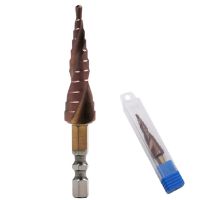 1PC M35 Hex Shank Cobalt Step Drill Bit 3-13MM Stainless Steel Metal Hole Opener Countersink Spiral Groove