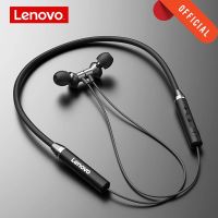 Earphone Bluetooth5.0 Wireless Headset Magnetic Neckband Earphones IPX5 Waterproof Sport Earbud with Noise Cancelling Mic