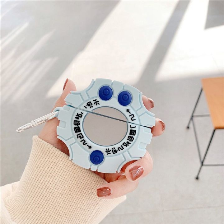 3d-cute-cartoon-digimon-monster-digivice-headphone-case-for-apple-airpods-1-2-3-pro-soft-silicone-earphone-protection-cover-case-headphones-accessorie