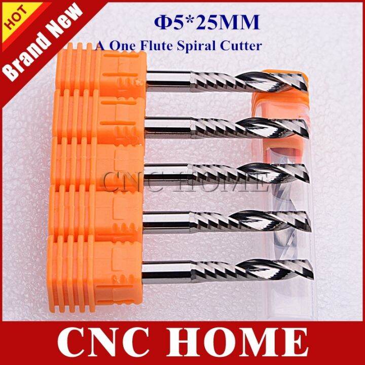 5pc-5-25mm-หนึ่งขลุ่ยบิตคาร์ไบด์-5-มม-ชุดดอกเอ็นมิล-cnc-router-end-mills-สําหรับเครื่องตัดไม้-บิตตัดพลาสติก-mdf-อะคริลิค