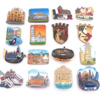 Resin Fridge Magnet Home Decoration Rome Venice Italy Tourism Memorial Collection