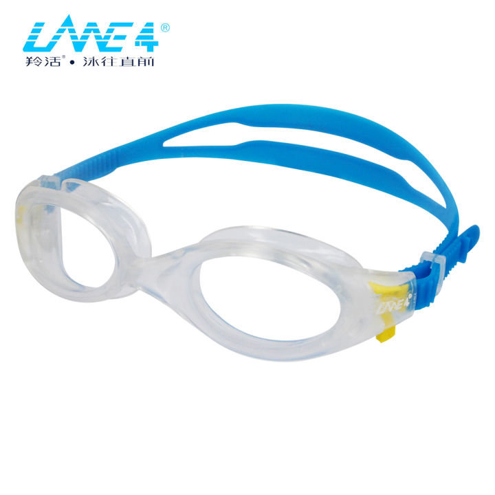 แว่นตาว่ายน้ำ-lane4-อุปกรณ์สระว่ายน้ำ-ป้องกันหมอก-ป้องกันรังสียูวี-อายุ12-18ปี-a722