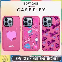 เคสโทรศัพท์มือถือแบบนิ่ม ใส กันกระแทก ลายโลโก้บาร์บี้น่ารัก Mania CASETiFY สําหรับ iPhone14 13 12 11 Pro MAX XR IX XS MAX 7 8Plus