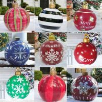 ☞ Biggest Sale 18Style 60CM Giant Christmas PVC Inflatable Decorated Ball Made PVC Christmas Tree Outdoor Decoration Toy Ball Gift