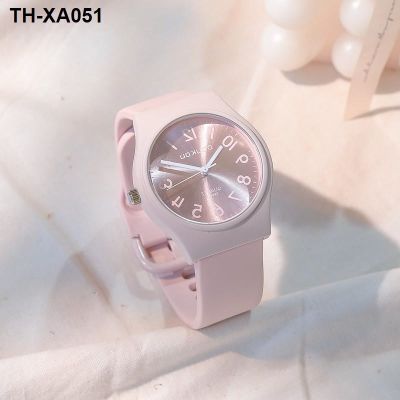 Cardamom watches girls primary school students junior high silicone jelly candy fresh cute girl waterproof