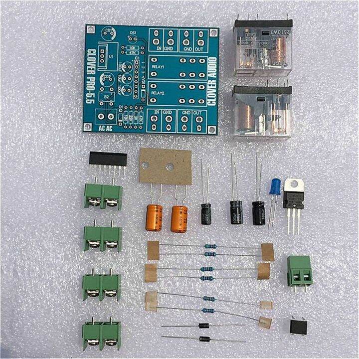Dual Omron Relay 7812upc1237 Speaker Protection Board Kit For Hifi Diy