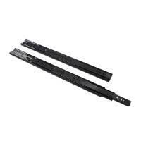 1Pair Soft Close Drawer Slides3 Section Full Extension Thicken Mute Ball Bearing Metal Cabinet Drawer Slides Rails Length 450mm