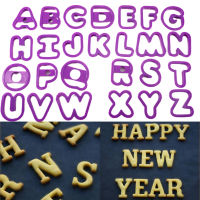ที่ตัดคุกกี้26ชิ้นทำความสะอาดง่ายยืดหยุ่นทนทานนำมาใช้ใหม่ได้เป็นมิตรกับสิ่งแวดล้อมกันเสียรูปเบเกอรี่-อุปกรณ์เสริมเค้กรูปตัวอักษรแม่พิมพ์ที่ตัดคุกกี้สำหรับเบเกอรี่แม่พิมพ์บิสกิตเป็นมิตรกับสิ่งแวดล้อม