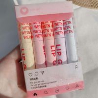 ลิปกลอส WETN ลิปเซท 5สี เนื้อซอฟท์แมท สีสวย เนื้อกำมะหยี่ ติดทน ปากไม่แห้ง lip gloss