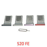 ถาดชิปซิมสำหรับ Samsung Galaxy S20 FE S20FE G785F G780G G781B G781 โทรศัพท์เดิมใหม่ SIM SD Card Slot ผู้ถือลิ้นชัก-Shumue