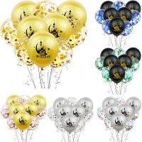 10pcs Eid Mubarak Balloons Confetti Balloons Islamic New Year Decor Happy Ramadan Muslim Festival Decoration Ramadan supplies Balloons