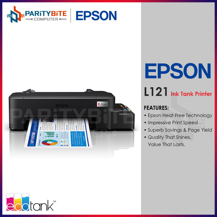 Epson L121 Single Function Ink Tank Printer With Original Ink Lazada Ph 4078