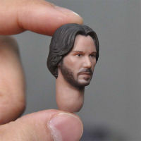 112 Keanu Reeves Head Sculpt PVC ชายทหารหัวแกะสลัก Fit 6 Mezco Action Figure Body