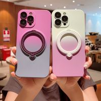 HOCE เคสโทรศัพท์หลากสีสำหรับ iPhone 13 14 12 11 Pro Max 14 Plus เคส MagSafe หรูหราขาตั้งเลนส์แม่เหล็กฝาครอบป้องกัน