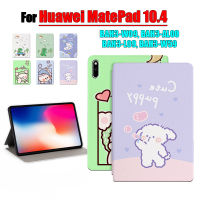 สำหรับ Huawei MatePad 10.4 (2022/2020) BAH4-W09 BAH3-W09 BAH4-AL10 BAH3-AL00 BAH3-L09ฝาครอบป้องกันแท็บเล็ต BAH3 W59ลายการ์ตูนอะนิเมะเคสแบบพับปิดได้ตั้ง