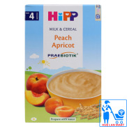 Bột Ăn Dặm Dinh Dưỡng HIPP Peach Apricot Đào, Mơ Tây Hộp 250g Cho trẻ từ 4