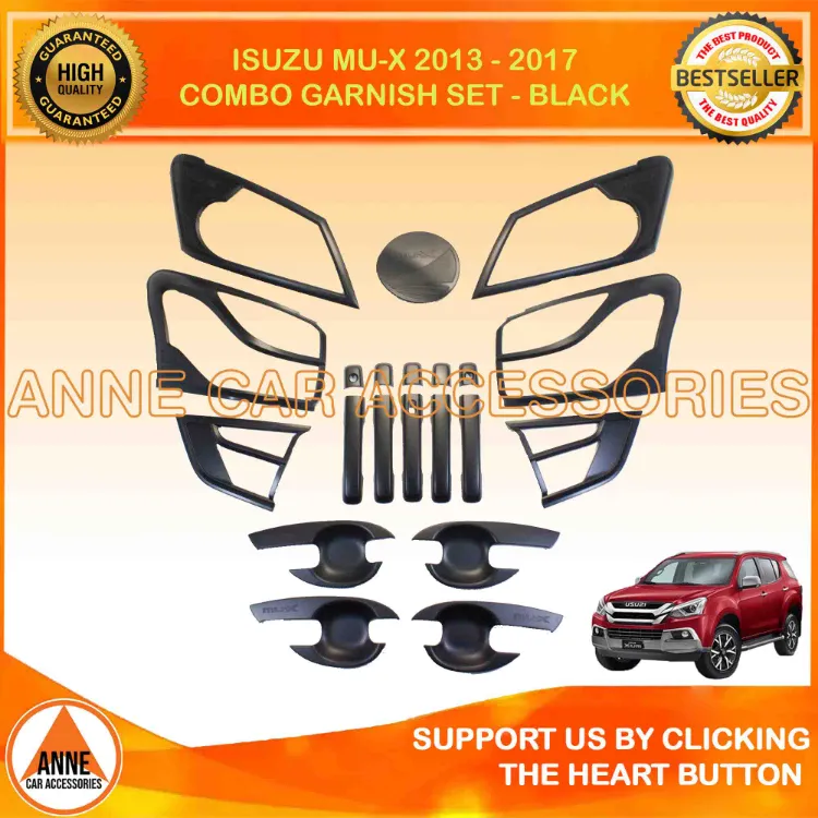 Isuzu MU-X / MUX 2013 2014 2015 2016 2017 Black / Chrome / MU-X