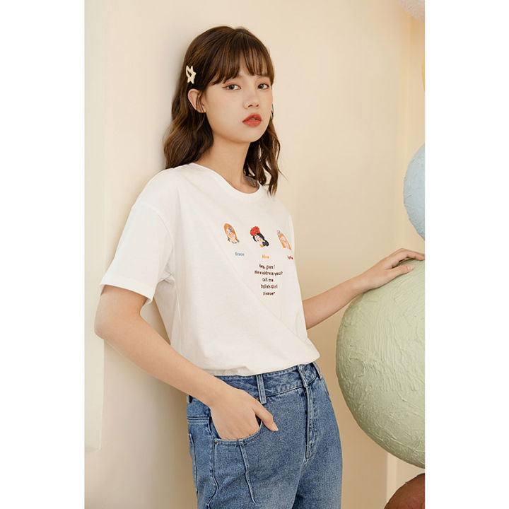 inman-funny-pretty-girl-cute-kawaii-t-shirt-black-sweet-style-beaded-three-cute-lady-pattern-with-letter-embroidery-cotton-tops