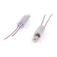 มอเตอร์วัดความสั่นสะเทือนแบบไร้สายขนาดเล็ก Dc 1.5V-3V 6Mm X 12Mm 2ชิ้นสำหรับเครื่องบินของเล่น