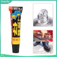 COD SDFGDERGRER {livecity} 18ml Super Adhesive Repair Glue for Leather Shoe Rubber Canvas Tube Tool