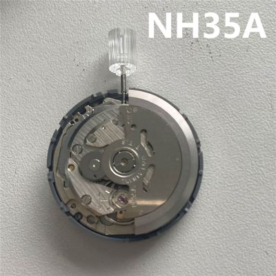 hot【DT】 Original NEW NH35A Movement Men Mechanical Movement Replacement NH35 Date at 3 OClock