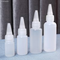 10pcs 10ML/20ML30ML/50ML Empty PE Plastic Glue Bottles With Screw-On Lids Squeeze Liquid Ink Oil Dropper Bottles With Cap New