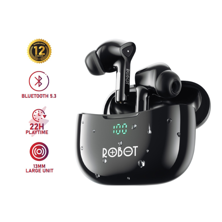 Robot Wireless Earphone Airbuds T Original True Wireless Bluetooth Earbuds Months