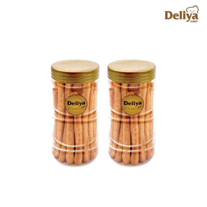 Deliya Stick ขนมขาไก่เนยสด ขนมปังแท่งยาวเนยสด ทานเล่นเคี้ยวเพลิน (จัดส่งเฉพาะ พื้นที่ในกรุงเทพ และ ปริมณฑล)