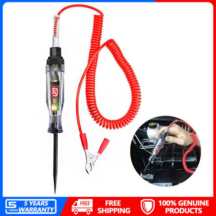 🔥 3V 6V 12V 24V DC Car Truck Voltage Circuit Tester Digital Display ...