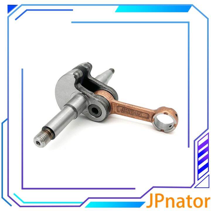 JPnator Replaceable Hardened Steel Crankshaft for Chainsaw 45cc 52cc