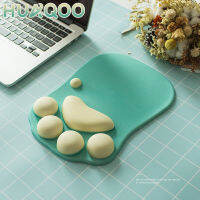 HUAQOO แผ่นรองเมาส์ น่ารัก mouse pad แผ่นยาง ทรงอุ้งเท้าแมว เสื่อสำนักงาน ความคิดสร้างสรรค์ อะนิเมะ สิ่งที่น่ารัก บุคลิกภาพ