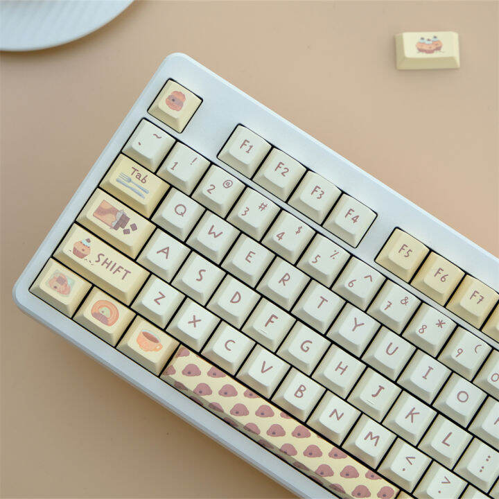 129-keys-ขนมปังสุนัขข้อความเหมือนกับ-pbt-ปุ่มกดย้อมระเหิดเชอร์รี่รายละเอียดสำหรับ-gateron-เชอร์รี่-mx-สวิทช์วิศวกรรมแป้นพิมพ์หมวกที่สำคัญ