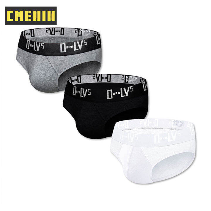 cmenin-orlvs-3pcs-เอวต่ำกางเกงในชายเซ็กซี่กางเกงในชายกางเกงผ้าฝ้ายสลิปกางเกงในชาย-jockstrap-กางเกงในชาย-slipy-or209