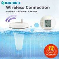 INKBIRD IBS-P01R Floating Swimming Pool Wireless Digital Pool Thermometer with Premium Quality for Spa Spring Indoor Outdoor