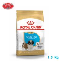 ? { ส่งฟรี } ?  Royal Canin Shih Tzu Puppy 1.5kg สำหรับลูกสุนัขพันธุ์ ชิห์สุ อายุ 2 - 10 เดือน  บริการเก็บเงินปลายทาง