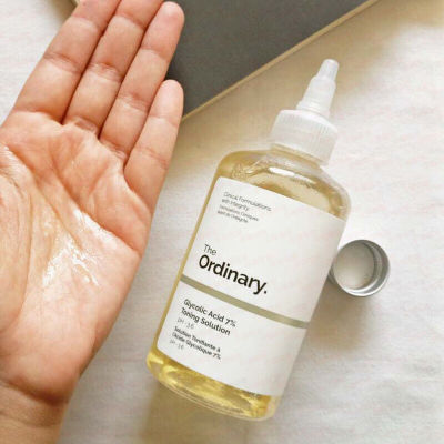 The Ordinary Glycolic Acid 7% Toning Solution 240 ml serum กำจัดสิวหัวดำ กระชับรูขุมขน สกินแคร์ลดสิว ให้ความชุ่มชื้น  ต่อต้านริ้วรอย ดูแลผิวหน้า  ทำให้รอยสิวจางลง