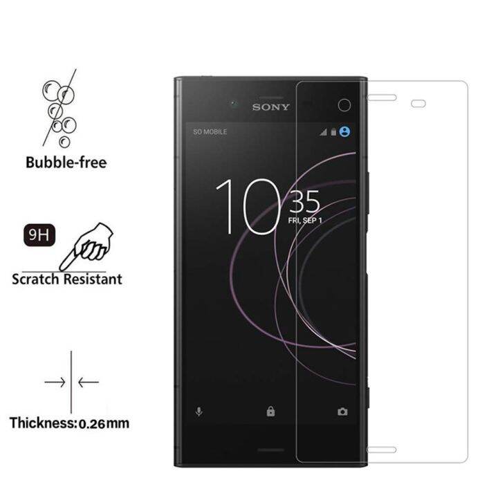 xz1-xc-กระจกนิรภัยสำหรับ9h-sony-xperia-x-xc-xz2-l2-l1ขนาดกะทัดรัด-l3ปกป้องหน้าจอ-xz-พรีเมี่ยมฟิล์มป้องกัน