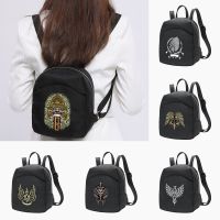 Backpack 2022 Women Small Daypack Multi-Function Travel WaterProof Mini Backpacks Outdoor Casual Organizer Skull Print Knapsack 【AUG】