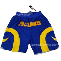 ❣◘ Basketball Pants NFL Rams Old Blue Pocket Pants Basketball Sweatpants A Dropshipping Ebay